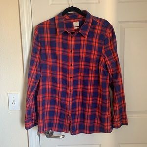 Oversized cozy flannel